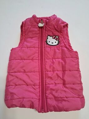 Hello Kitty Pink Puffer Vest 2T